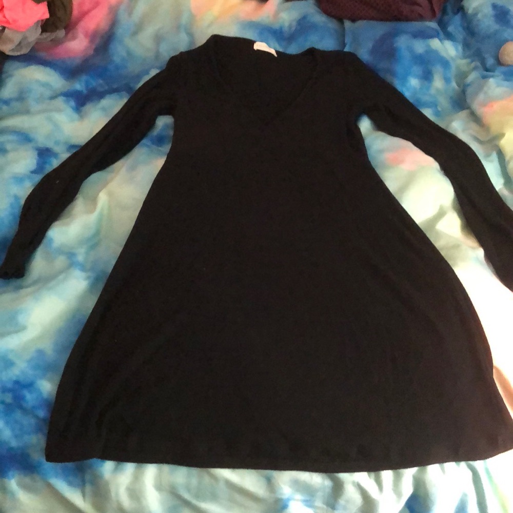 Black long sleeve soft dress from Tilly’s!